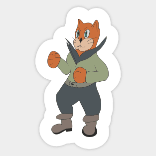 Cat bully Sticker